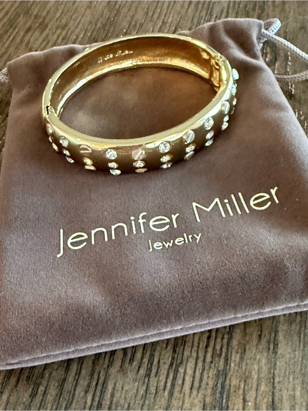 NWT Jennifer Miller Nail Head Bangle Bracelet